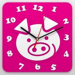 Детские часы "Свинка"