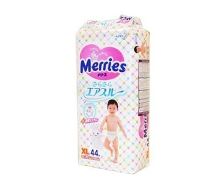 MERRIES Подгузники для детей размер XL 12-20 кг 44 шт.